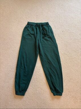 Garage Women’s Dark Green Cozy Jogger Sweatpants